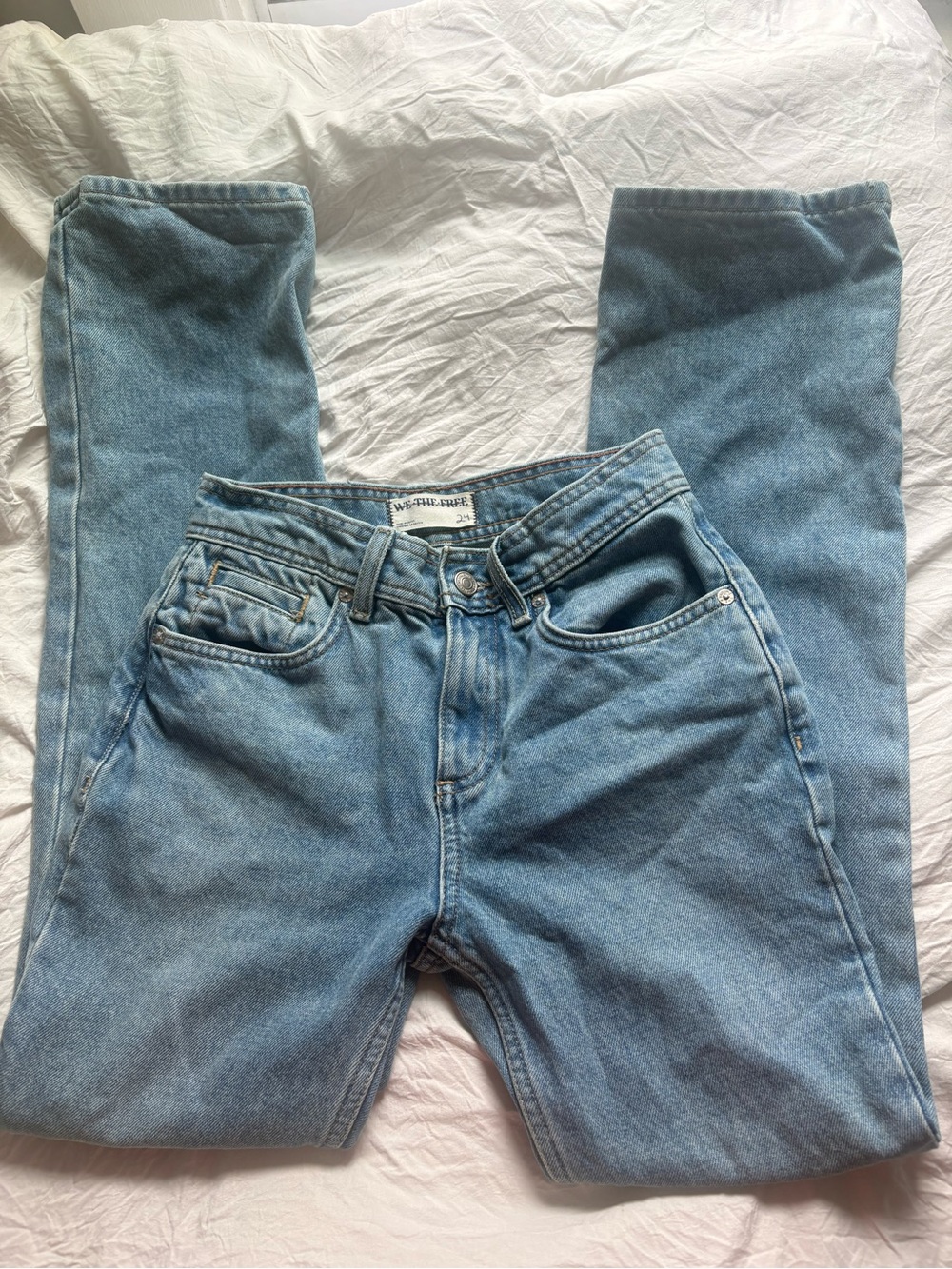 We The Free Light Blue High-Rise Women's Jeans